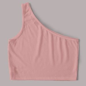 One sided crop top